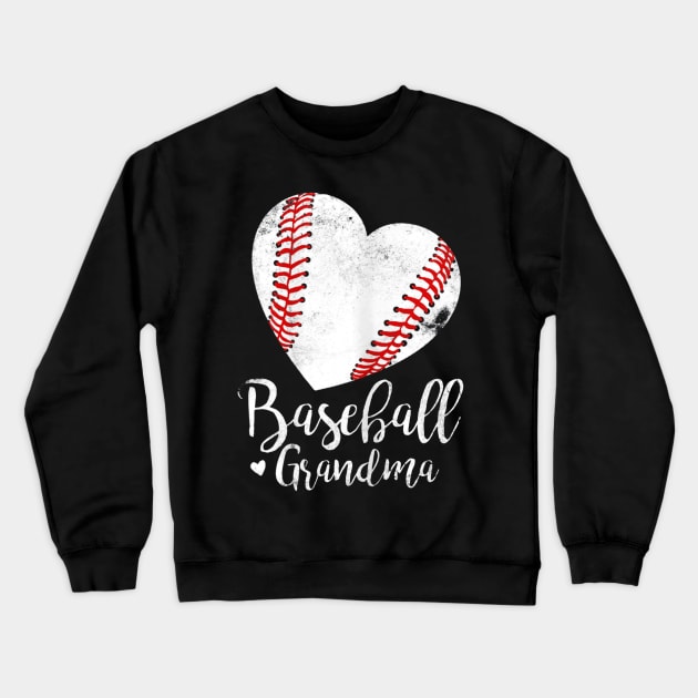 Baseball Grandma Mothers Day Crewneck Sweatshirt by Vigo